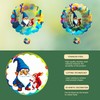 Gnomes Hanging Wind Spinners,12 Inch 3D Garden Spinner Kinetic Art