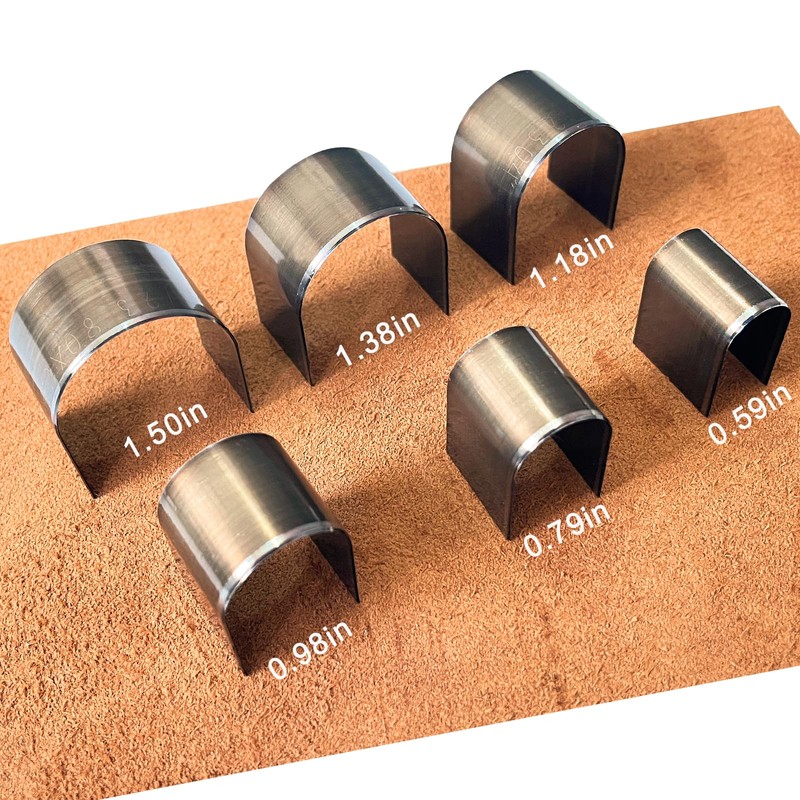 YKSPLUSK 18 Pieces Leather Cutting Dies Kit, Leather Corner Edge