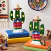 Honoson 6 Pcs LED Cactus Light Cinco De Mayo Decorations