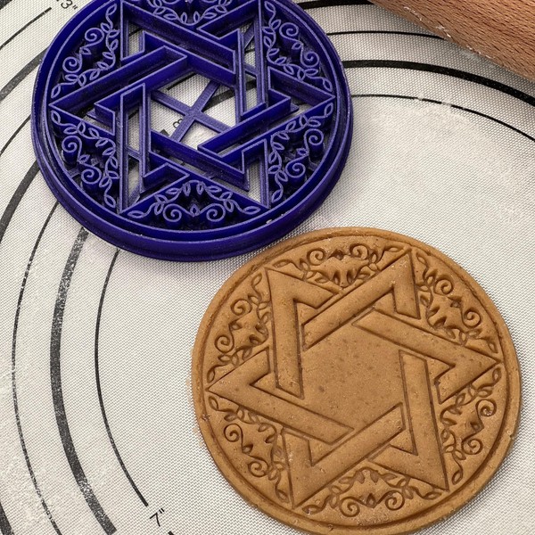 Magen Dovid Jewish Star David’s Cookie Cutter Produced by 3D