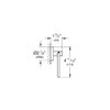 GROHE Start QuickFix Toilet Roll Holder without Cover (Metal, Concealed