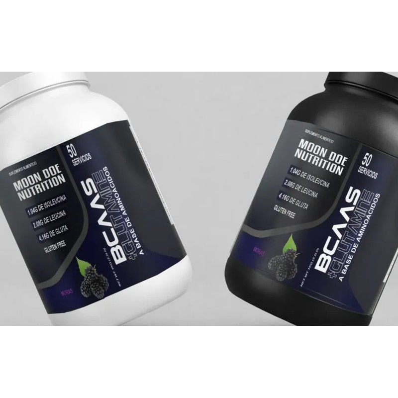 Bcaas Glutamina En Polvo Moon Doe Nutrition