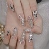 XUZOO Nail Tip, Three-Dimensional, False False Nail, Bride Nail Tip,