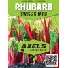 Axel's Garden Seeds Swiss Chard Rhubarb Seeds | Non-GMO |