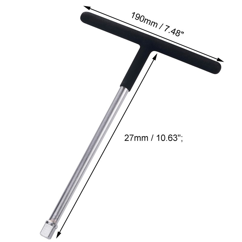 WINTOWIN 1/2" Square Drive T Handle Wrench Spanner Auto Repairing