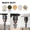 Jerax tools 1/4 to 2 Inch Step Drill Bit Spiral