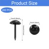 Moicstiy 200 Pcs Black Upholstery Tacks for Furniture, Metal Thumb