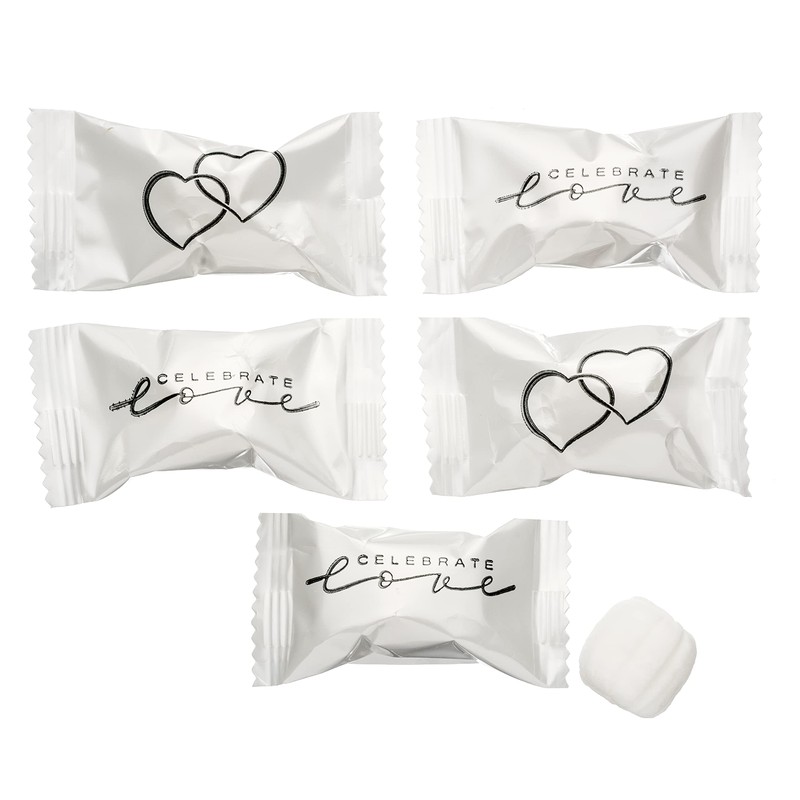Celebrate Love Buttermints - 13 oz. Bag - Approximately 100