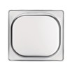 Vogue k992 stainless steel catering 1/6 container, 2.2 l capacity,