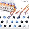 SCAVATA 4 Pack Tall Skinny Can Organizer for Refrigerator, Stackable