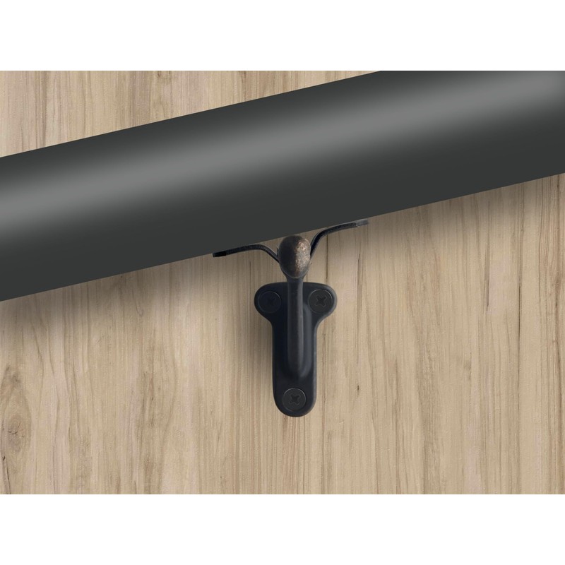 QCAA HandRail Brackets, 3", Zinc Die Cast, Aged Bronze, 6
