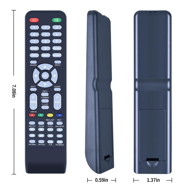 PZL Replacement Remote Control for Viano and VIVO Plasma, LCD,