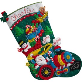 Bucilla Choo Santa Stocking Kit