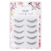 N07 False Eyelashes, 3D, 5 Pairs Natural Eye Butt Eyelashes,