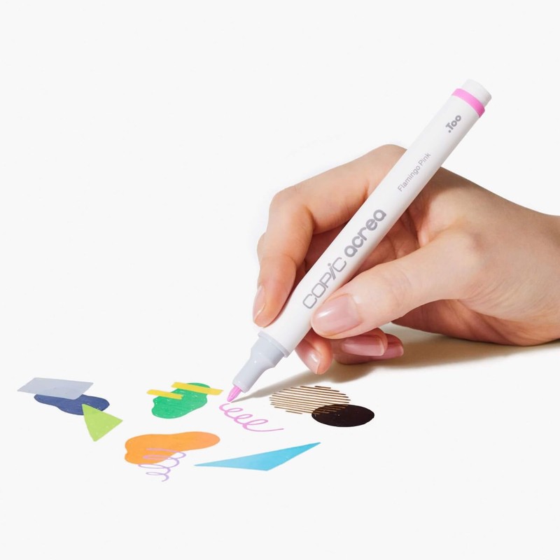 Copic acrea 016, cream yellow, paint marker with water and