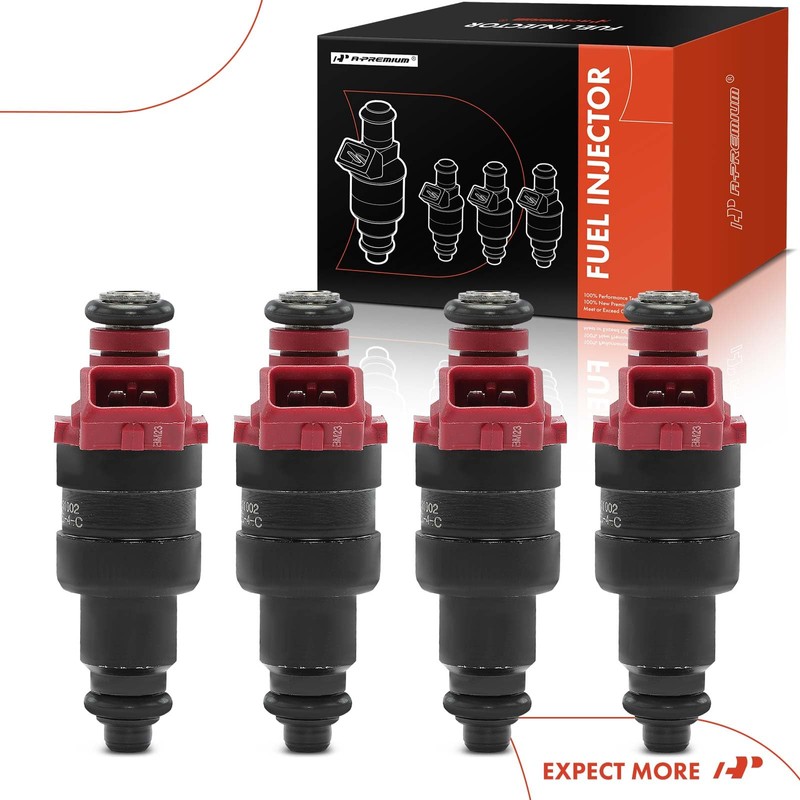 A-Premium Fuel Injectors Set of 4 Compatible with Volkswagen Jetta