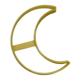 6X CRESCENT MOON SHAPE FONDANT CUTTER CUPCAKE TOPPER SIZE 1.75 INCH USA MADE FD4941