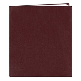 Pioneer Family Treasures Fabric Post Bound Album 12"X15" - Rich Bordeaux