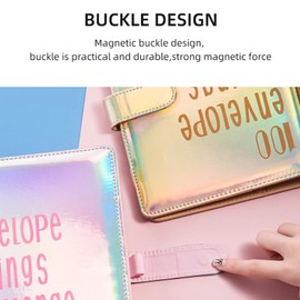 100 Envelopes Money Saving Challenge, Savings Binder l 52 Week Money Saving Challenge Binder,Easy and Fun Way to Save Money