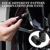 4PCS Black Tire Valve Stem Caps, Aluminum Tire Valve Cap