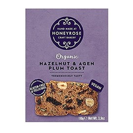 Honeyrose Bakery - Hazelnut & Agen Plum Toast 110g, 0.11 kg