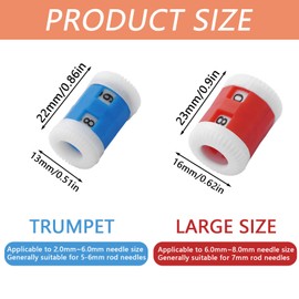 10Pcs Plastic Knit Counter Reusable Stitch Marker Row Durable Knitting Needles Row Counter Round Stitch Knit Counter for DIY Craft Project