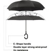 MRTLLOA 40/49/56 Inch Oversize Windproof Inverted Reverse Upside Down Umbrella,