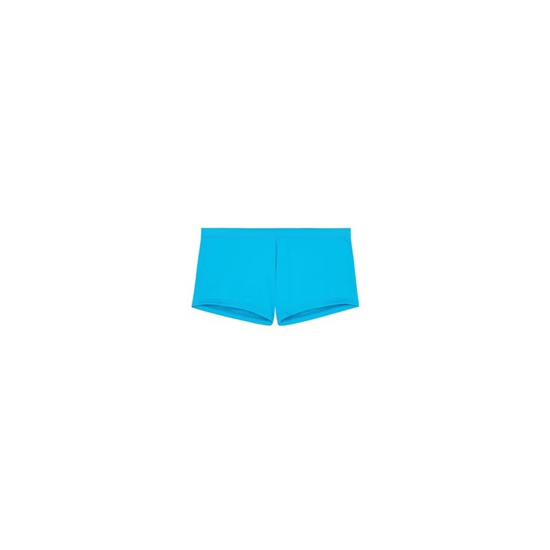HOM Men's Boxer De Bain Sea Life Swimming Trunks, turquoise