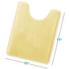 Clara Clark Bathroom Contour Rug, Ultra Soft Non Slip and