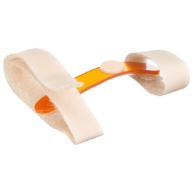 Berkemann Unisex Hammerzehen-korrekturbandage für die Nacht Zehenkappen, Mehrfarbig Beige Orange, Einheitsgröße EU