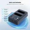EN-EL14 EN EL14a Battery Charger, Charger Compatible with Nikon D3500,