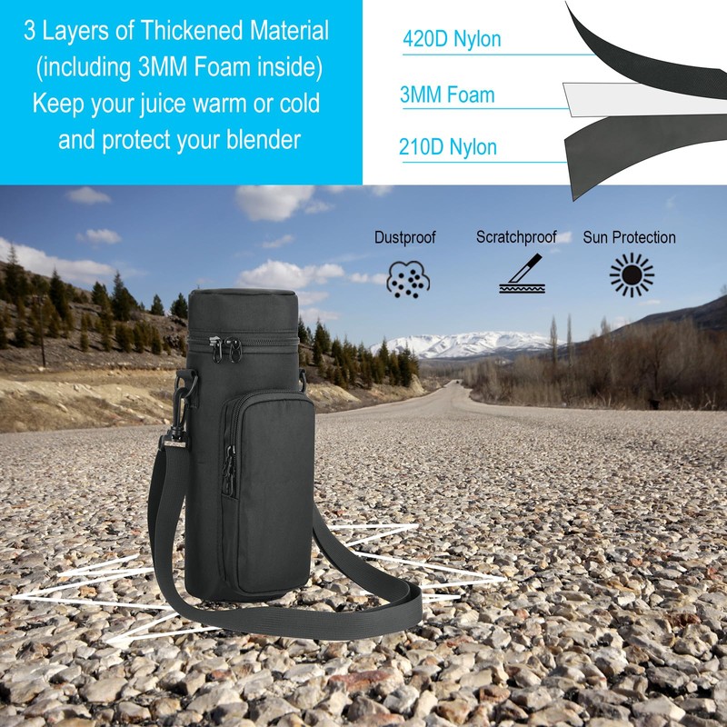 Beautyflier Storage Bag Carrier Compatible with Ninja BC151BK Blast Portable