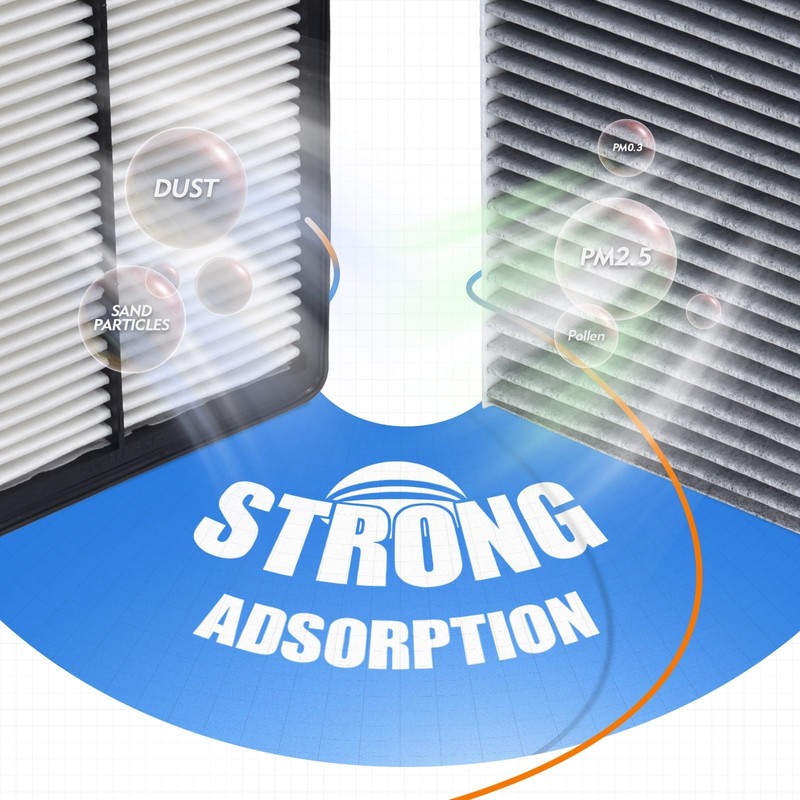 Engine & Cabin Air Filter Kit for Hyundai Palisade 3.8L