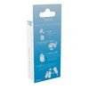 Kiinde Twist Pouch 2-Piece Baby Bottle Nipple Brush Set for