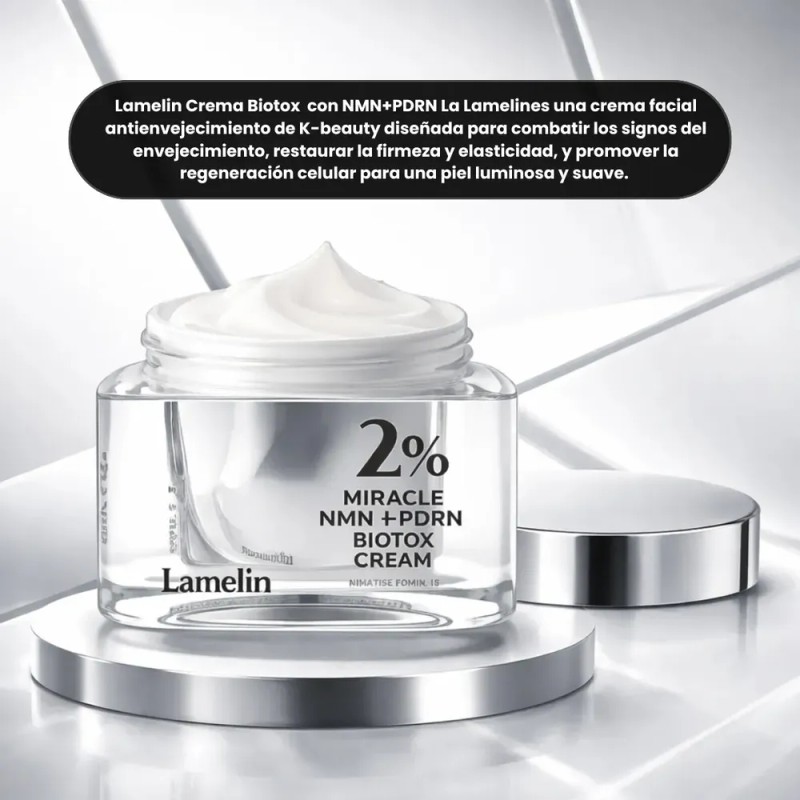 Crema Lamelin NMN y PDRN Biotox: Antiedad, Regeneradora e Hidratante