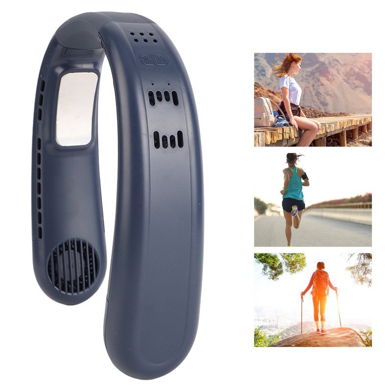 Hanging Neck Fans Portable Semiconductor Dual Cooling 3 Wind Speed