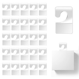 Mozeat Lens 200pcs Clear PET Adhesive Tabs for Hanging, Foldable Storage Hooks, Max Weight 200lbs, Hang Tags for Retail Display in Business Shops, Offices, Home
