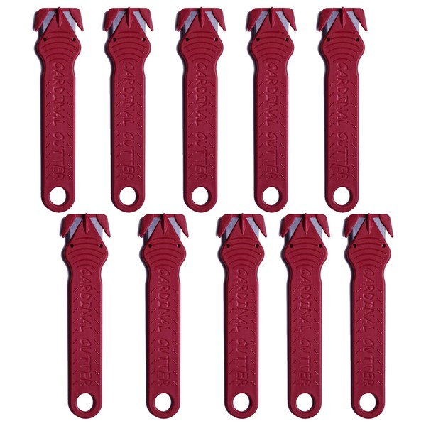 Cardinal Safety Box Cutter with Concealed Stainless Steel Blade, Package