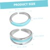 SAFIGLE 2pcs Rings Aesthetic Adjustable Rings Women Fashion Jewelry Birthday