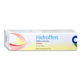 Hidrocortisona Crema 1% Hidroffen Tubo Con 15 Gramos