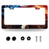American Flag Bald Eagle License Plate Frame Patriotic License Plate