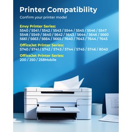 ECHALLENGE 62XL (C2P07AE) for HP 62 Printer Cartridges Colour and Black for HP 62 Multipack XL for Envy 5640 7640 5540 5548 5546 7645, for OfficeJet 250 200 5740 5742 258 (Black Tri-Colour)