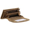 Greenburry Vintage Wallet Leather 15 cm sattelbraun