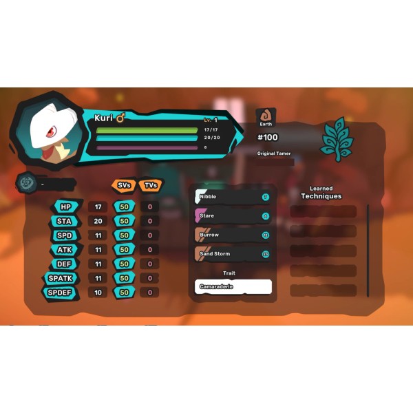 Temtem - PERFECT 7SV Kuri