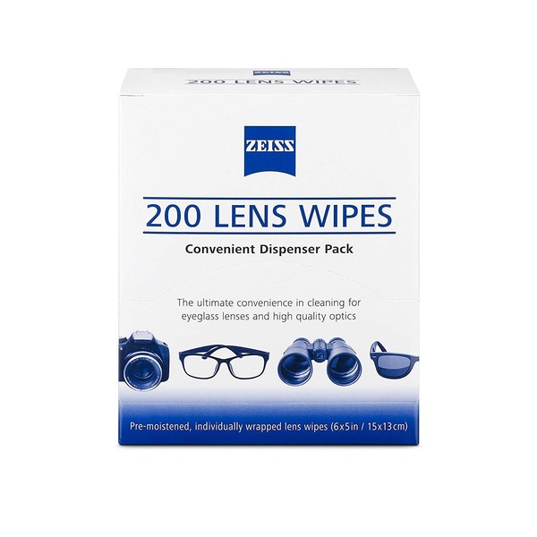 Lens Cleaning, 2 Pack of 200 Wipes