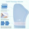 Suzzipad Cold Therapy Socks and Hand Ice Pack, Cooling Gloves