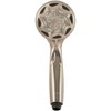 6-Spray 4 in. Wall Mount Handheld Shower Head in Brushed