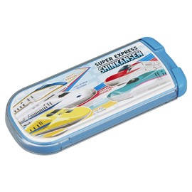 OSK CT-20 Cutlery Set, Shinkansen Drawn Tatorio, Chopsticks, Spoon, Fork, Made in Japan, Sliding, Dishwasher Safe, Easy to Use, Unisex, Kids, Elementary School Students