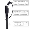 SCCKE 3.3FT 14AWG Battery Alligator Crocodile Clip to 2 SAE