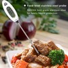 Food Thermometer Digital LCD Display Stainless Steel Probe for Home